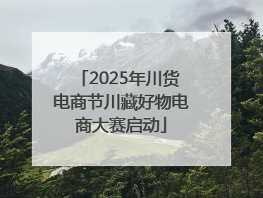 2025年川货电商节川藏好物电商大赛启动
