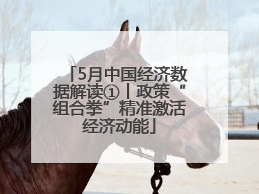 5月中国经济数据解读①丨政策“组合拳”精准激活经济动能