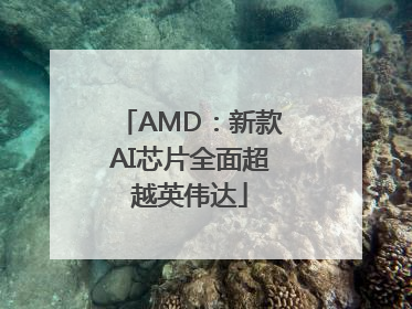 AMD：新款AI芯片全面超越英伟达