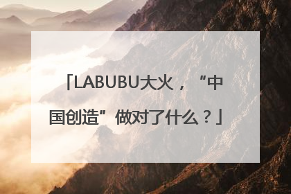 LABUBU大火，“中国创造”做对了什么？
